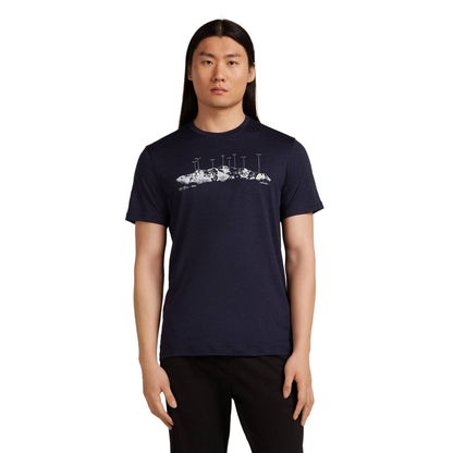Icebreaker 150 Tech Lite Massif Mens SS Tee - Skiis & Biikes