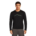 Icebreaker 150 Tech Lite Mens LS Tee GRX1 - Skiis & Biikes