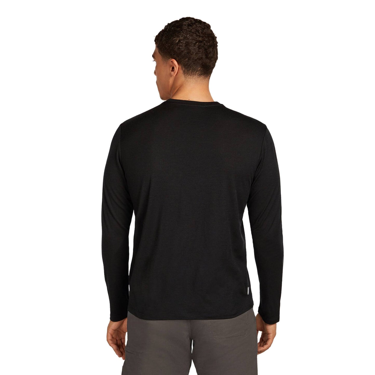Icebreaker 150 Tech Lite Mens LS Tee GRX1 - Skiis & Biikes