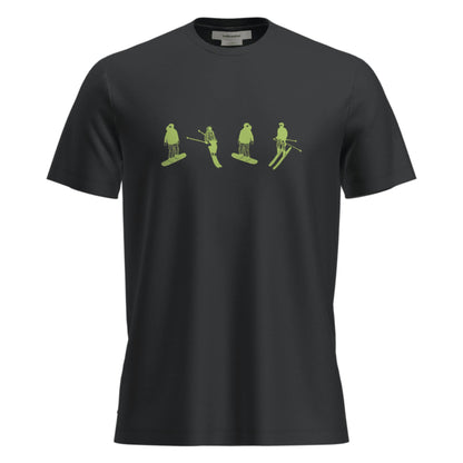 Icebreaker 150 Tech Lite Snow Day Mens SS Tee - Skiis & Biikes
