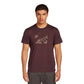 Icebreaker 150 Tech Lite Wild Pack Mens SS Tee - Skiis & Biikes