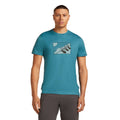 Icebreaker 150 Tech Lite Wild Pack Mens SS Tee - Skiis & Biikes