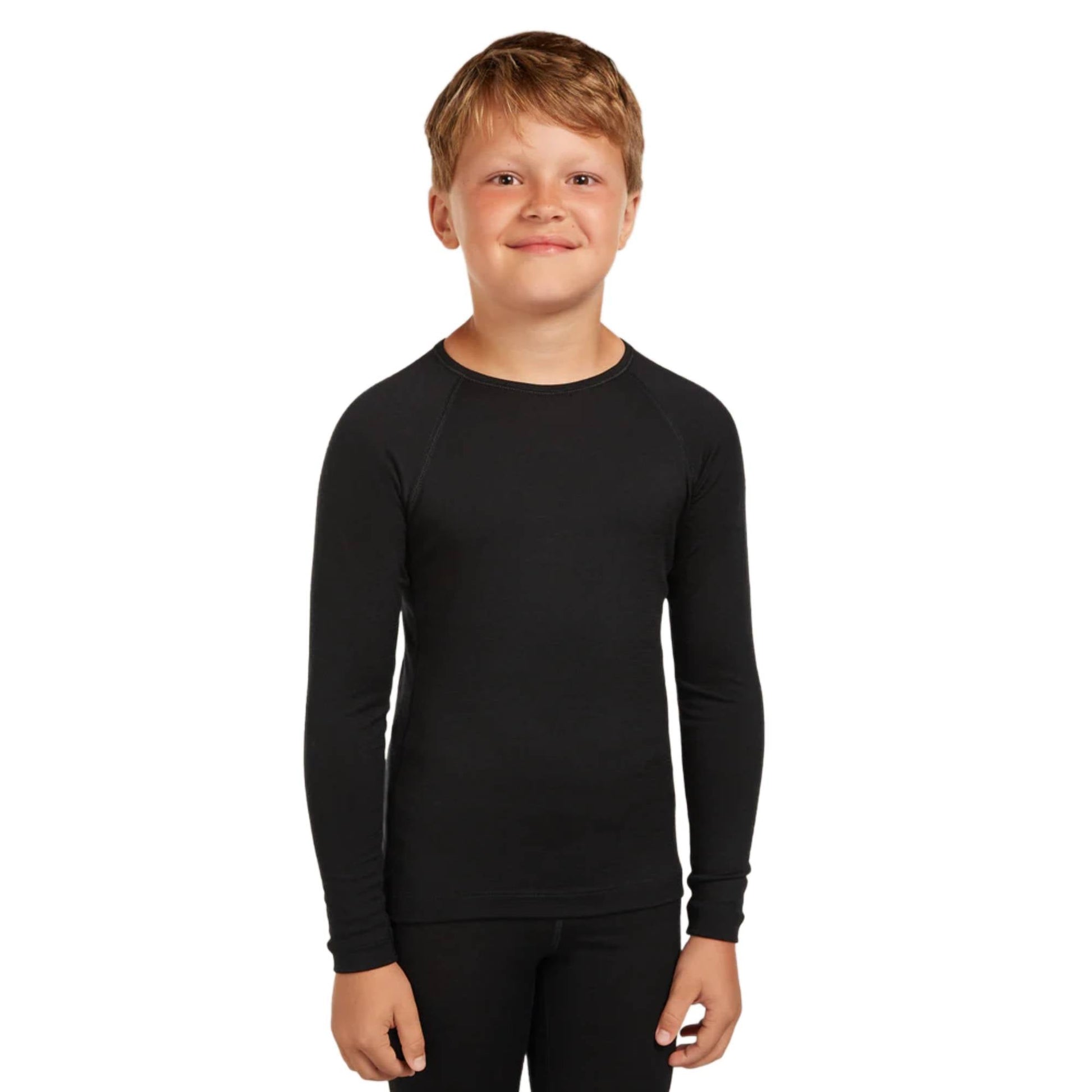 Icebreaker 200 Oasis Kids LS Crewe - Skiis & Biikes