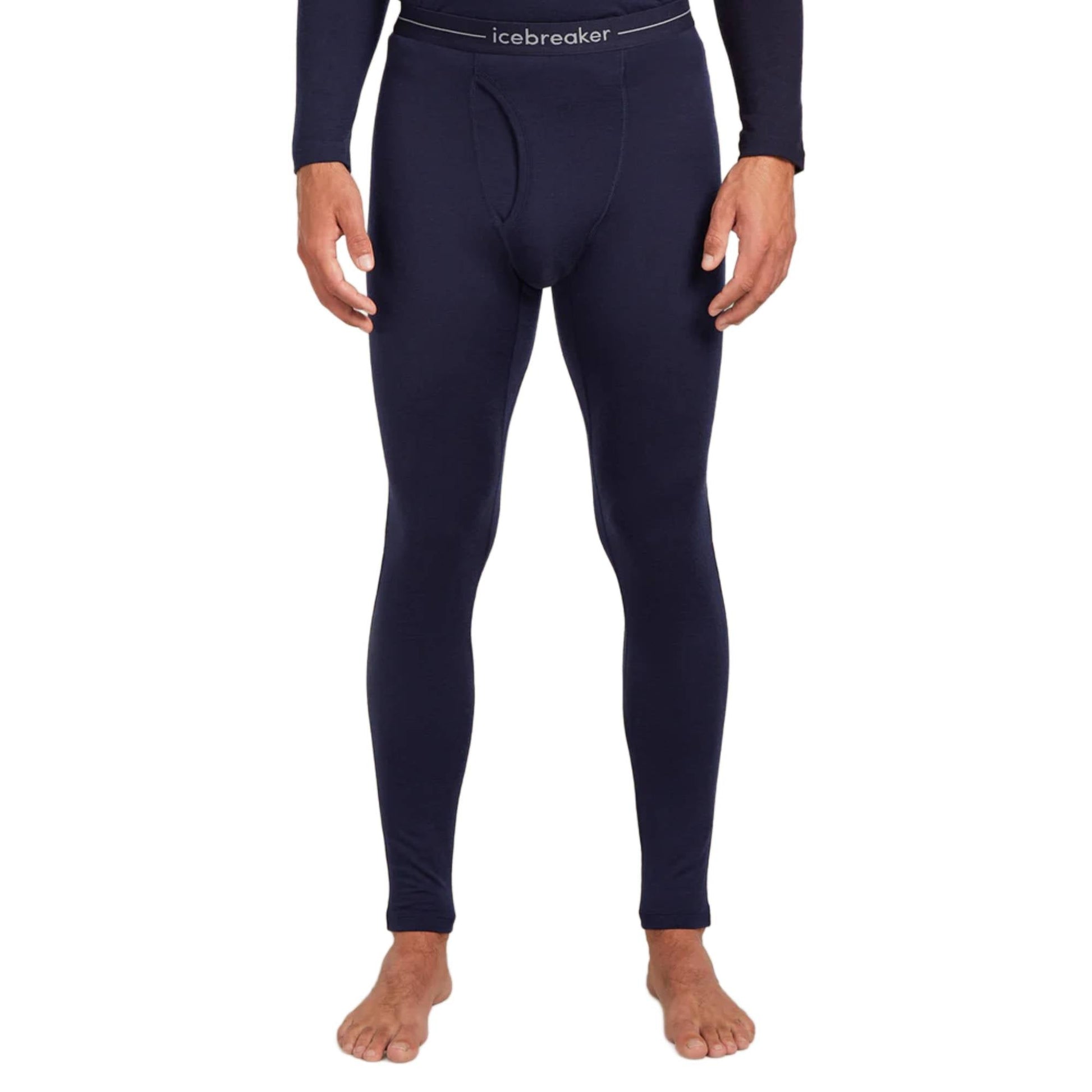 Icebreaker 200 Oasis Mens Leggings with Fly - Skiis & Biikes