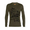 Icebreaker 200 Oasis Travel Diaries Mens LS Crewe - Skiis & Biikes