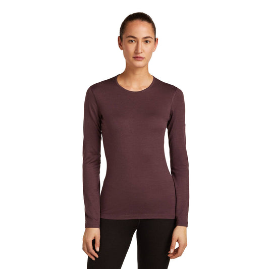 Icebreaker 200 Oasis Womens LS Crewe - Skiis & Biikes