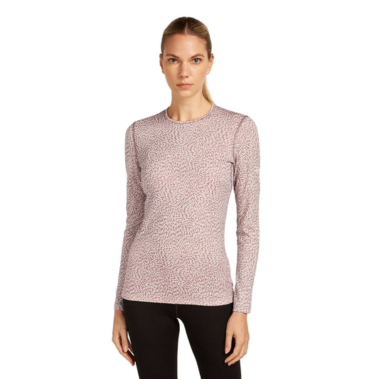 Icebreaker 200 Oasis Womens LS Crewe GRX2 - Skiis & Biikes