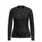 Icebreaker 200 Oasis Womens LS Crewe Snow Day - Skiis & Biikes