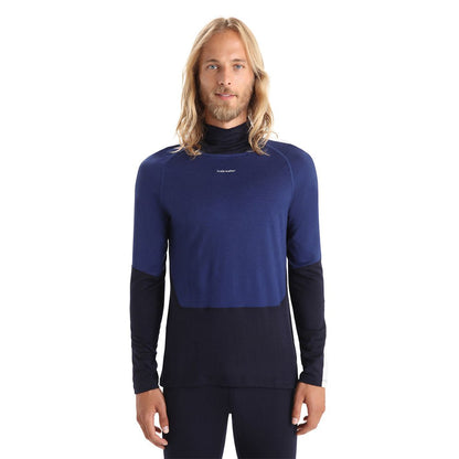 Icebreaker 200 Sonebula Mens LS High Neck - Skiis & Biikes