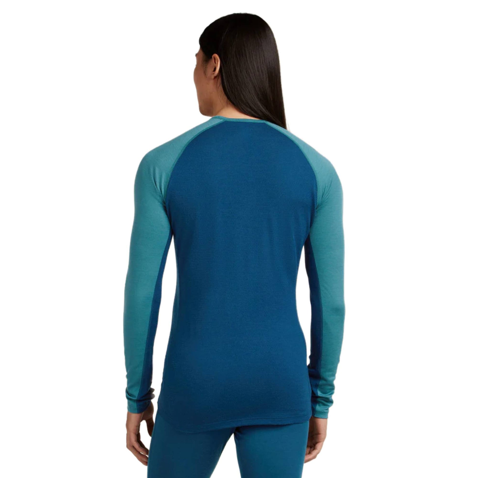 Icebreaker 200 ZoneKnit Mens LS Crewe - Skiis & Biikes