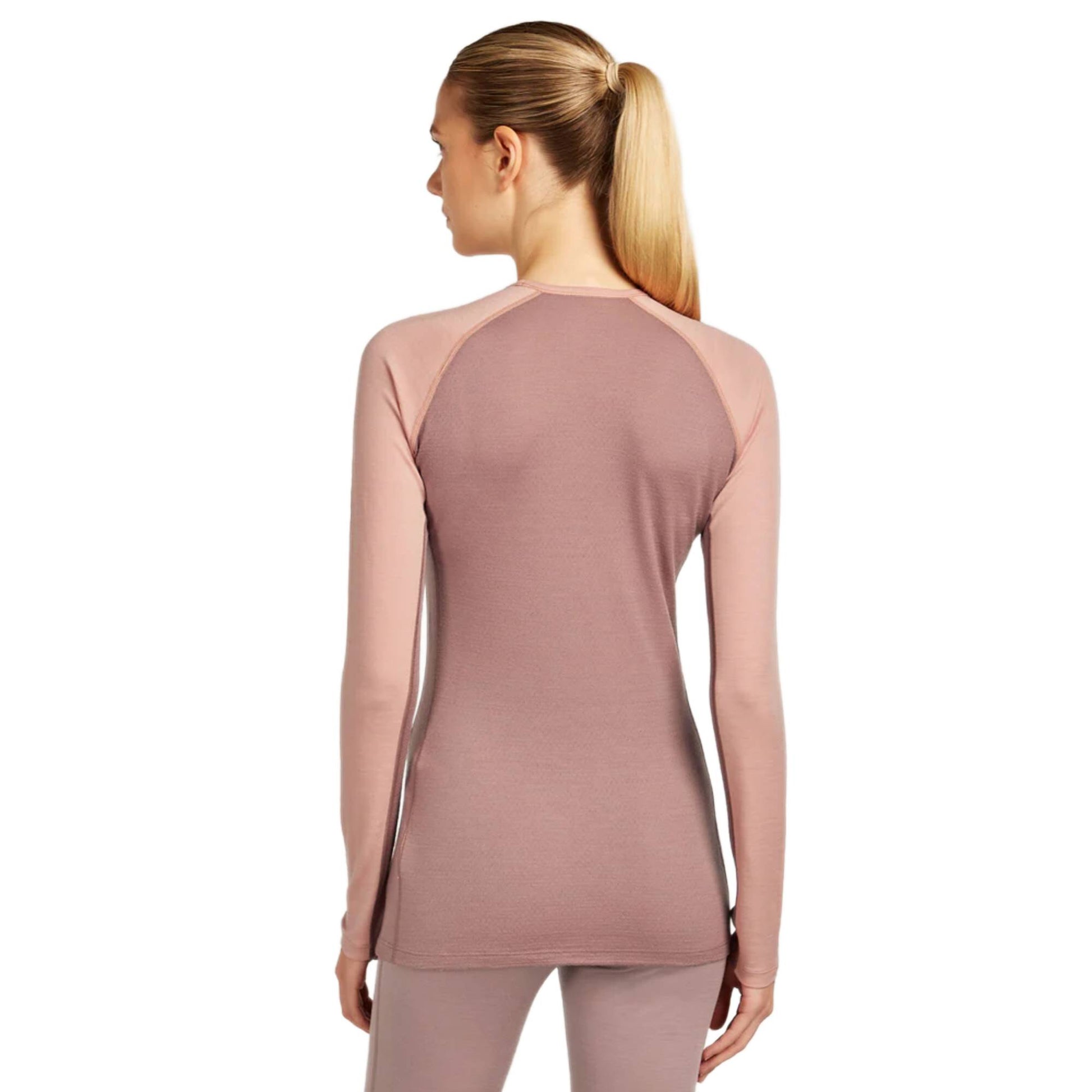 Icebreaker 200 ZoneKnit Womens LS Crewe - Skiis & Biikes