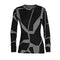 Icebreaker 250 Vertex Fractured Landscapes Womens LS Crewe - Skiis & Biikes