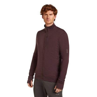 Icebreaker 260 Quantum Mens LS Zip - Skiis & Biikes