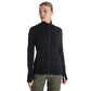 Icebreaker 260 Quantum Womens LS Zip - Skiis & Biikes