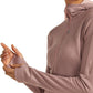 Icebreaker 260 Quantum Womens LS Zip Hoodie - Skiis & Biikes