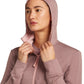 Icebreaker 260 Quantum Womens LS Zip Hoodie - Skiis & Biikes