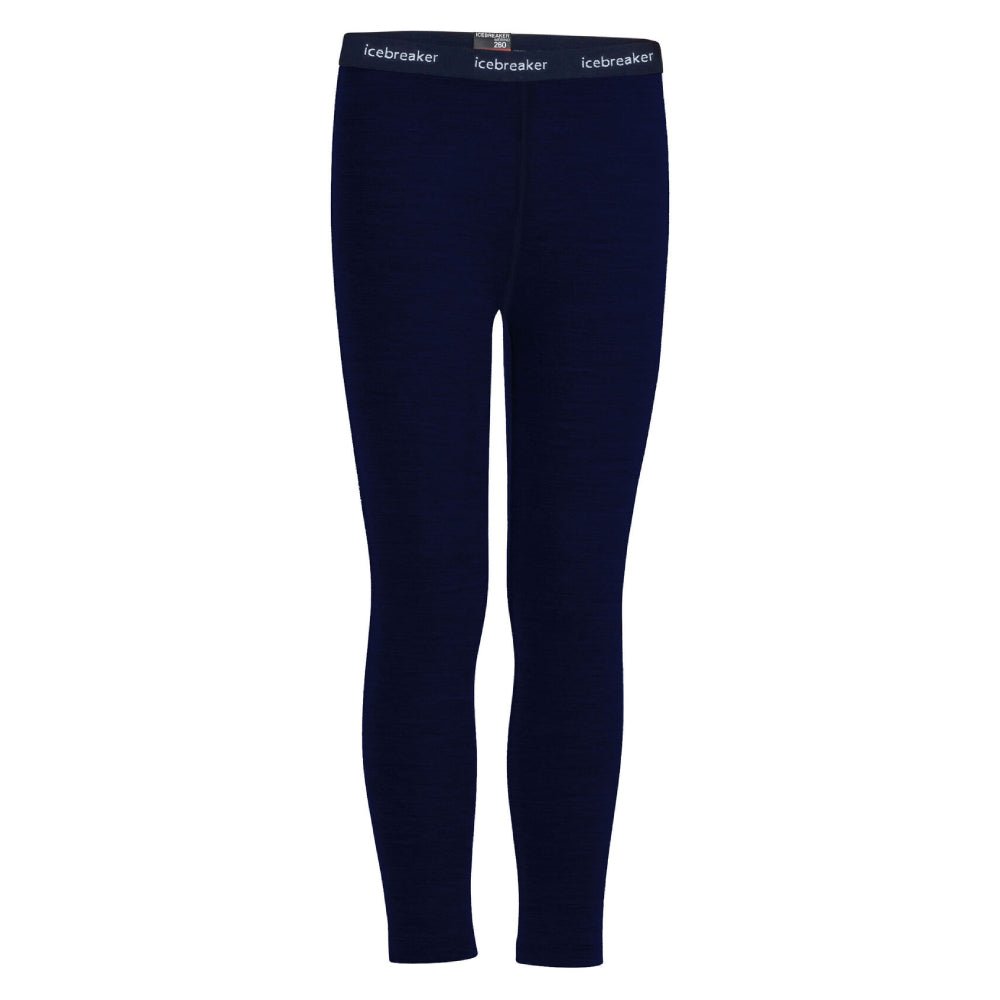 Icebreaker 260 Tech Kids Leggings - Skiis & Biikes