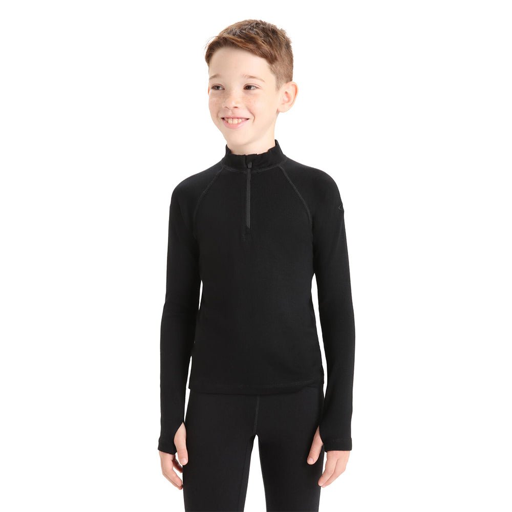 Icebreaker 260 Tech Kids LS Half Zip - Skiis & Biikes