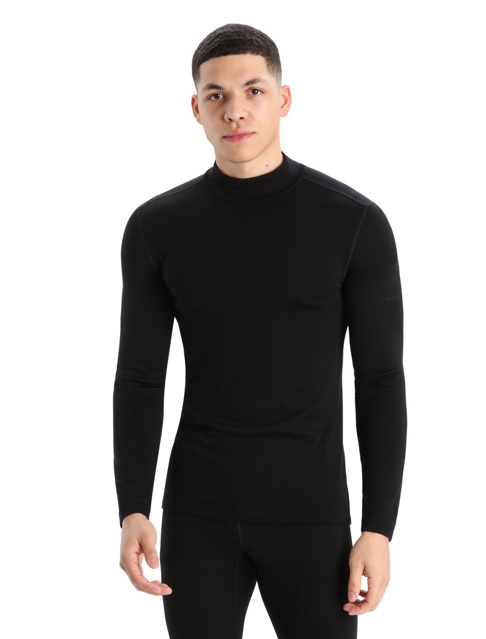 Icebreaker 260 Tech Mens LS Turtleneck - Skiis & Biikes