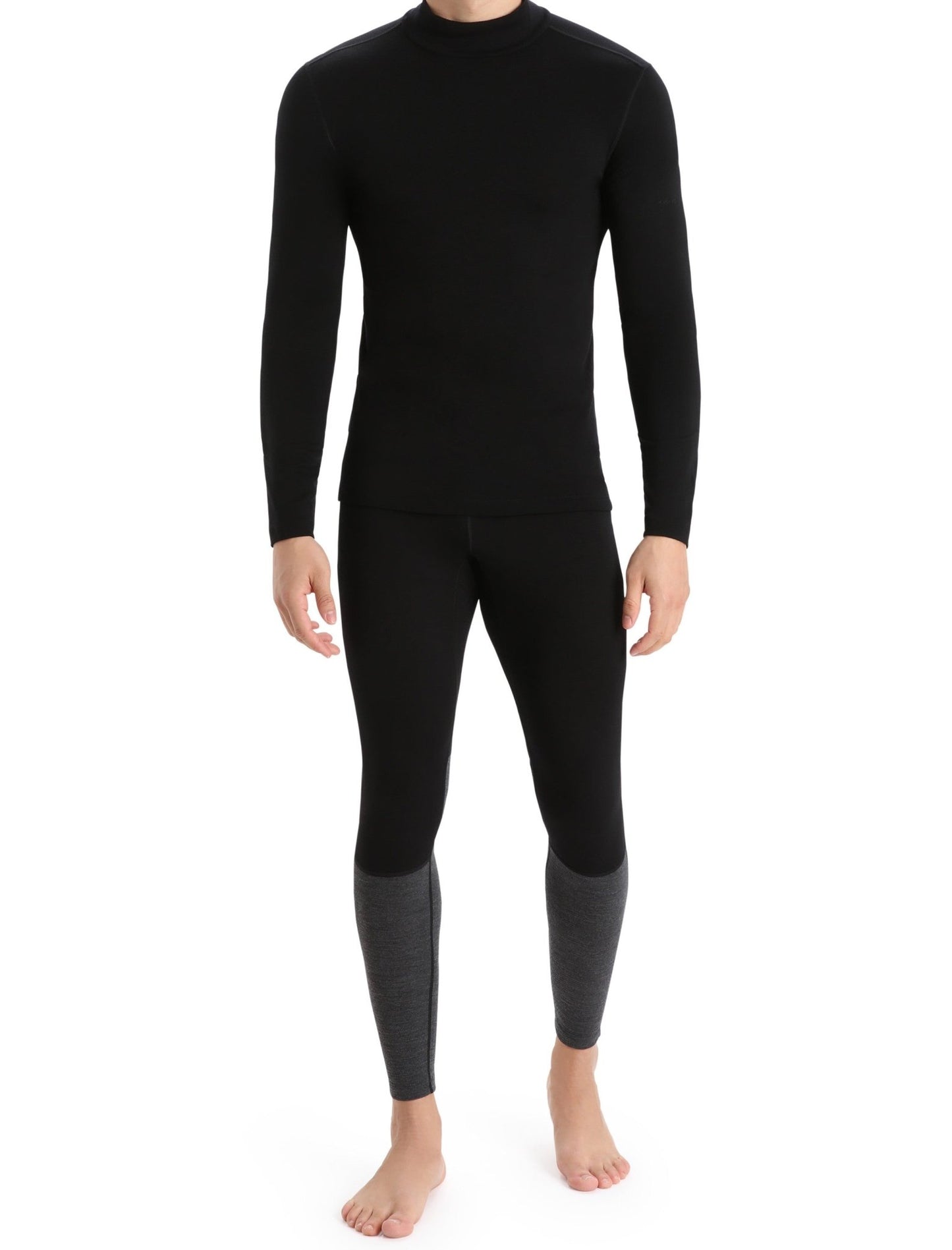 Icebreaker 260 Tech Mens LS Turtleneck - Skiis & Biikes