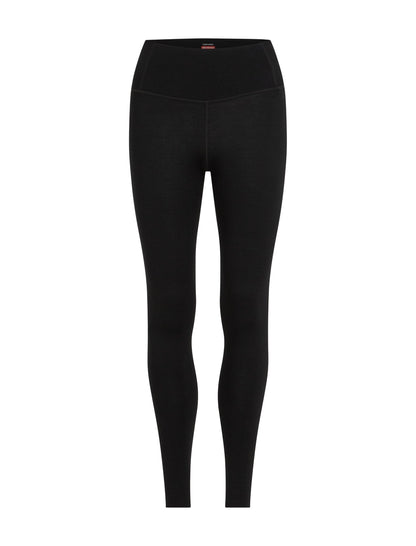 Icebreaker 260 Tech Womens High Rise Leggings - Skiis & Biikes