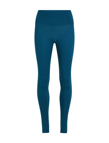Icebreaker 260 Tech Womens High Rise Leggings - Skiis & Biikes