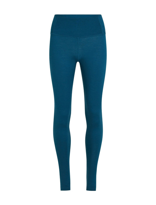 Icebreaker 260 Tech Womens High Rise Leggings - Skiis & Biikes