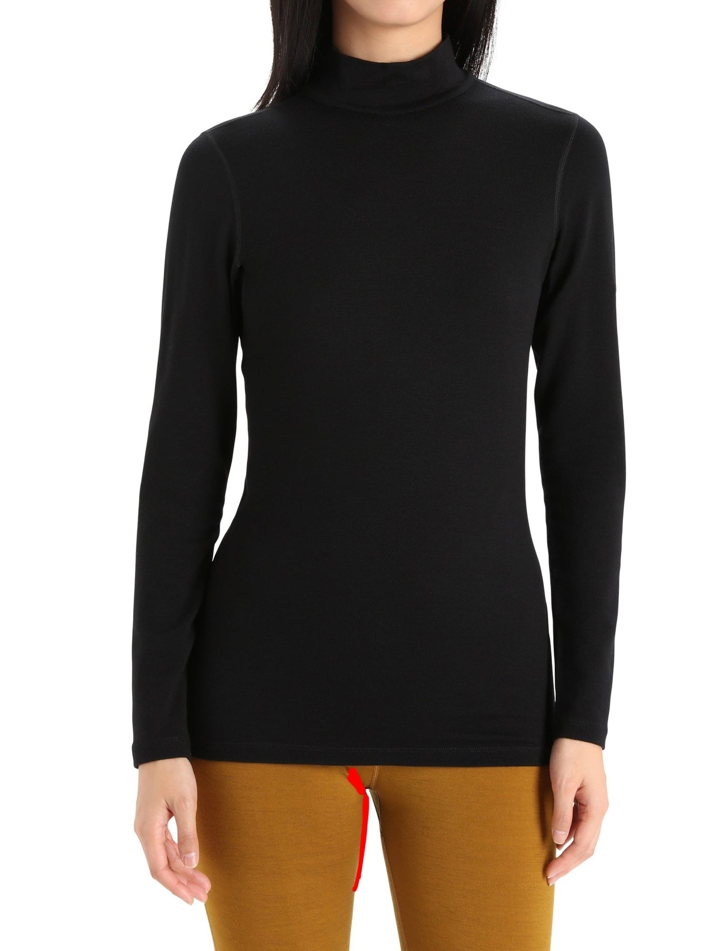 Icebreaker 260 Tech Womens LS Turtleneck - Skiis & Biikes
