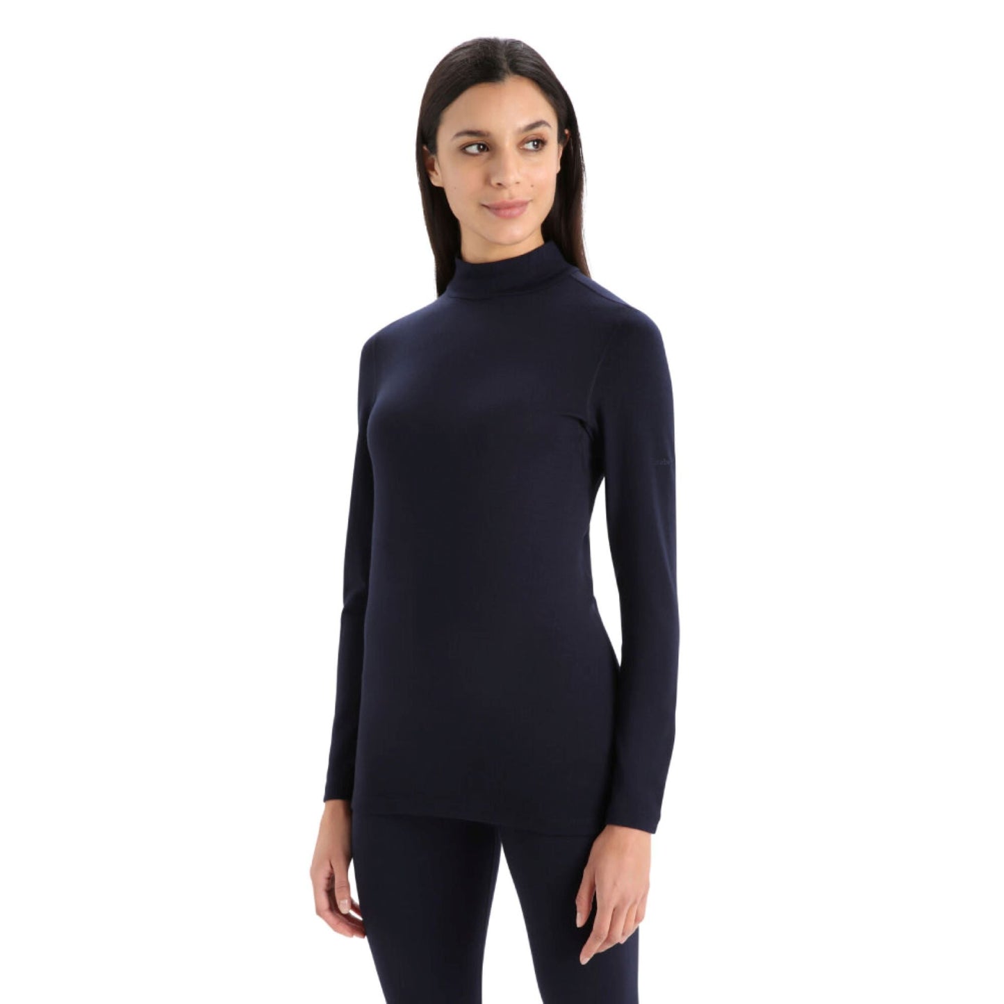 Icebreaker 260 Tech Womens LS Turtleneck - Skiis & Biikes