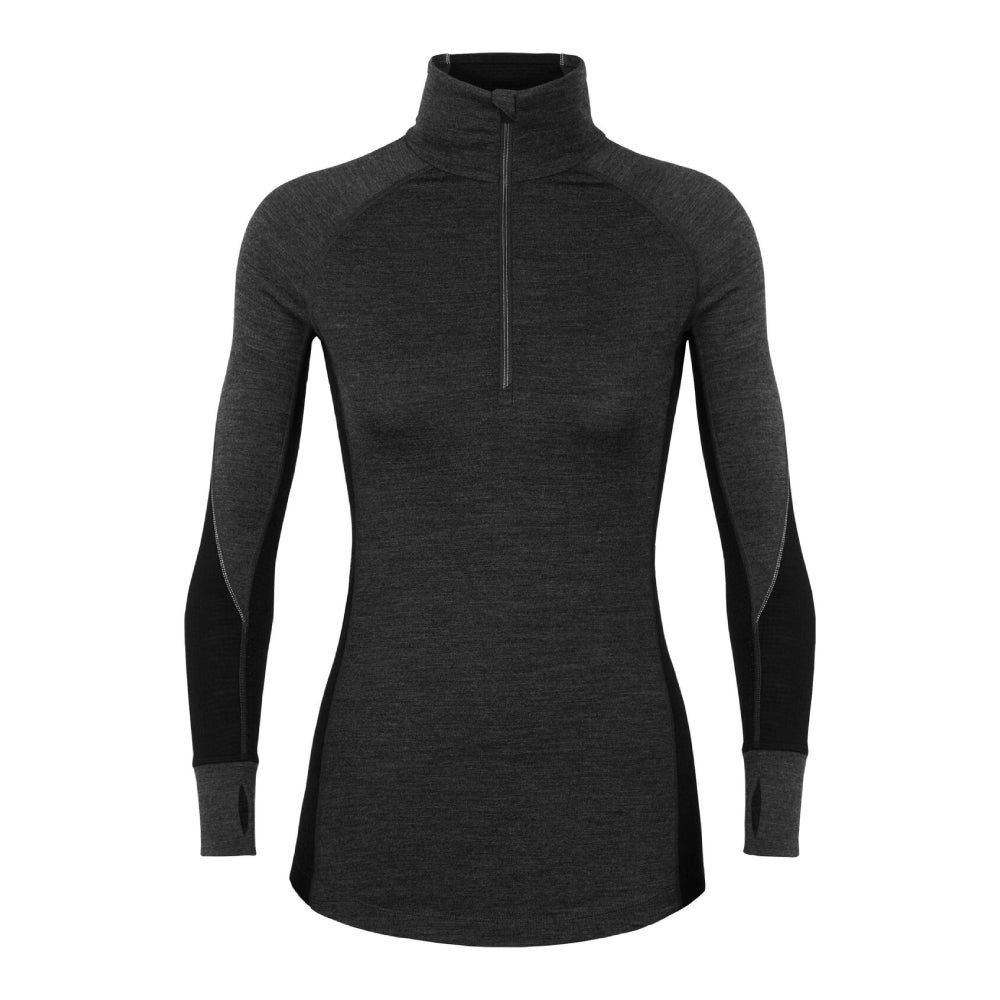 Icebreaker 260 Zone Womens LS Half Zip - Skiis & Biikes