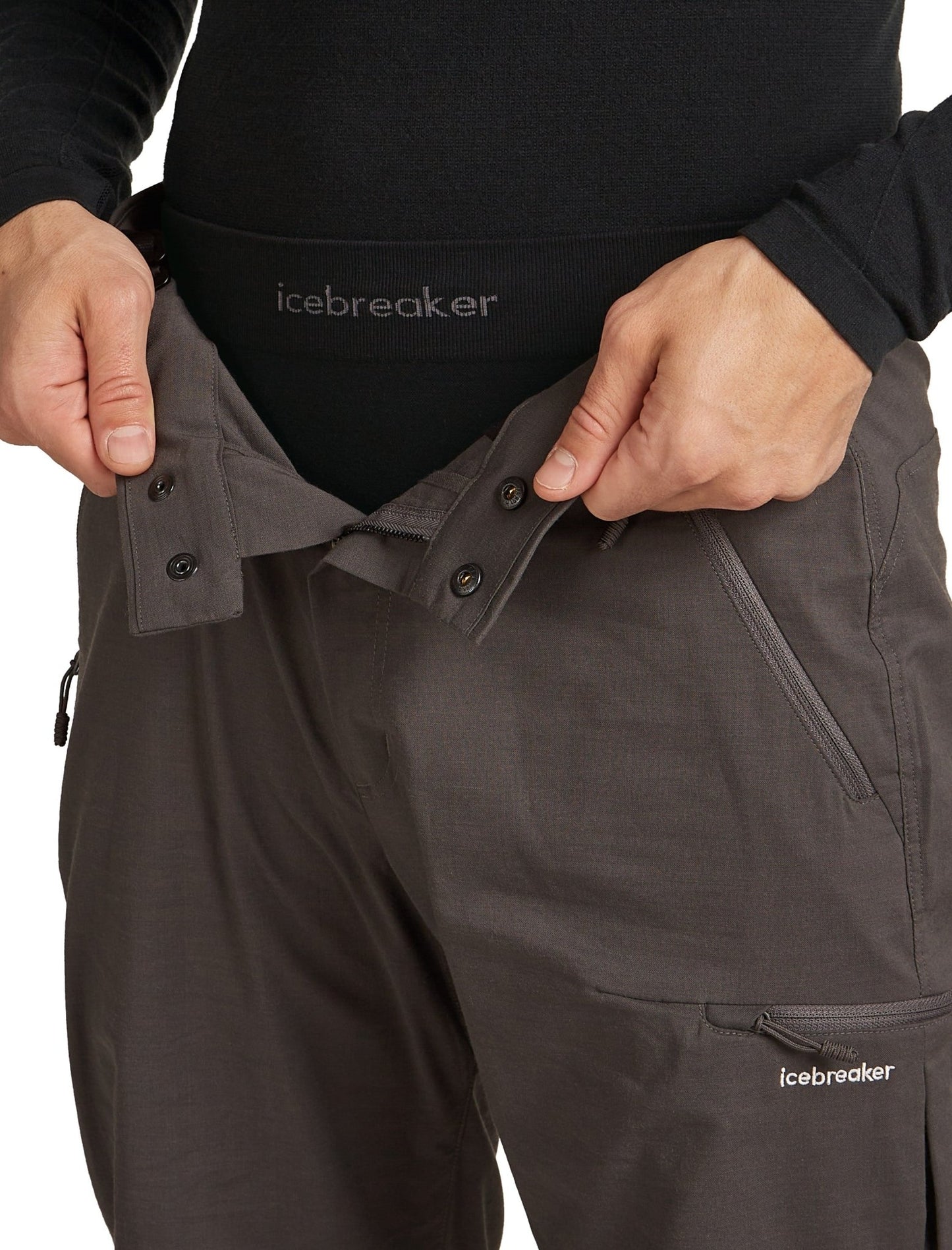 Icebreaker 260 ZoneKnit Mens Seamless 27 " Tights - Skiis & Biikes