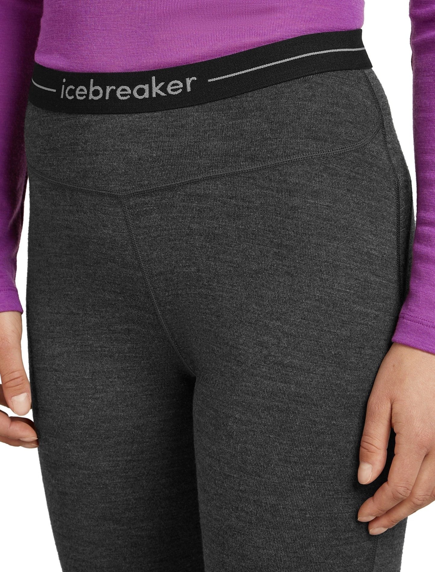 Icebreaker 260 ZoneKnit Womens 3 - 4 Leggings - Skiis & Biikes