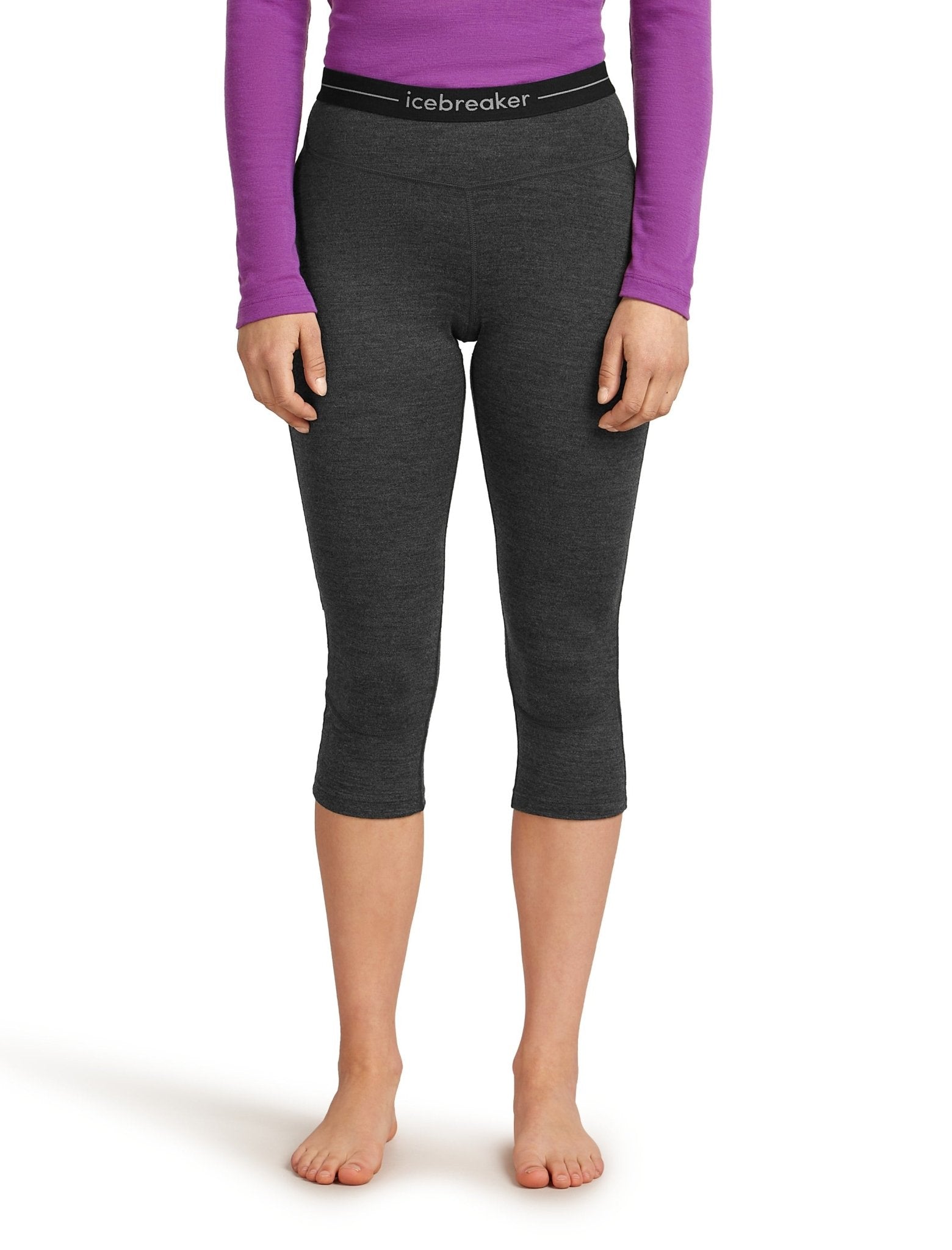 Icebreaker 260 ZoneKnit Womens 3 - 4 Leggings - Skiis & Biikes