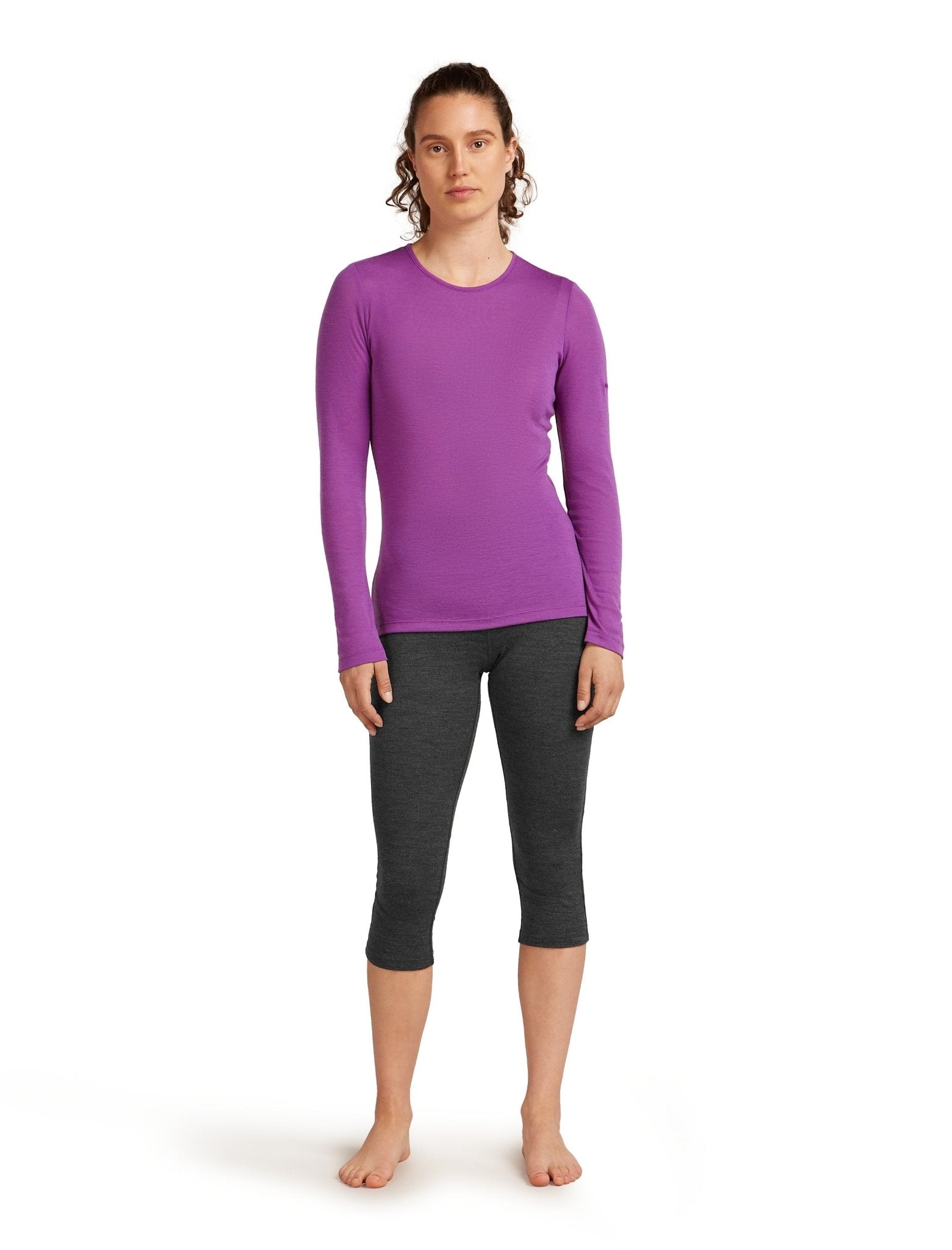 Icebreaker 260 ZoneKnit Womens 3 - 4 Leggings - Skiis & Biikes