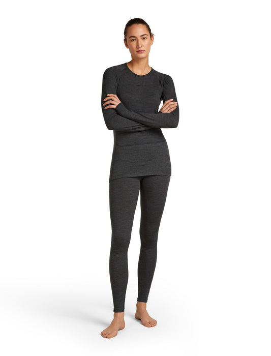Icebreaker 260 ZoneKnit Womens Leggings - Skiis & Biikes