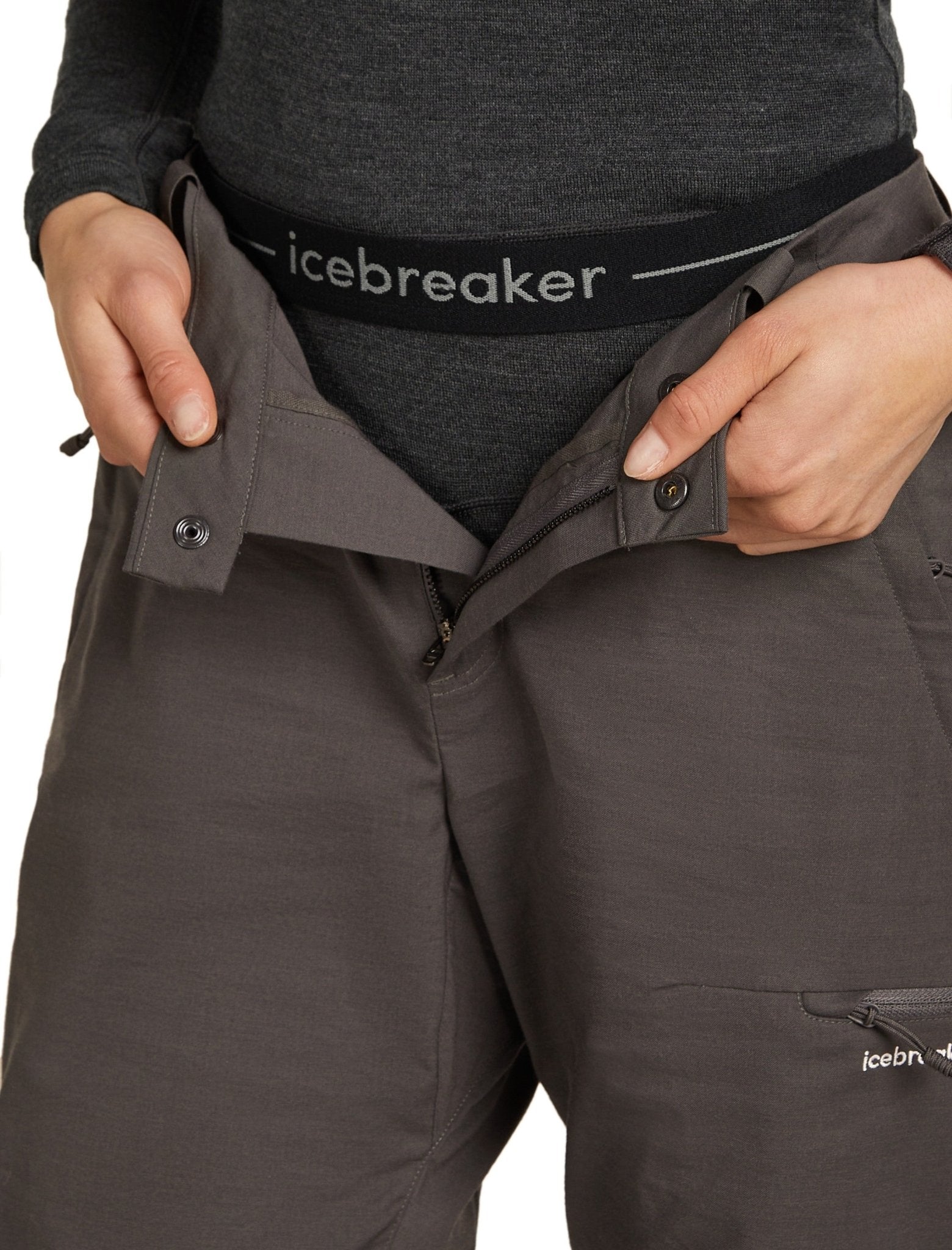 Icebreaker 260 ZoneKnit Womens Leggings - Skiis & Biikes