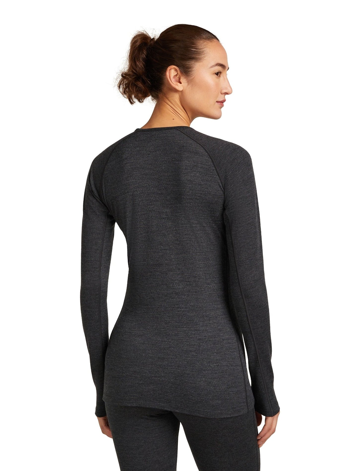 Icebreaker 260 ZoneKnit Womens LS Crewe - Skiis & Biikes