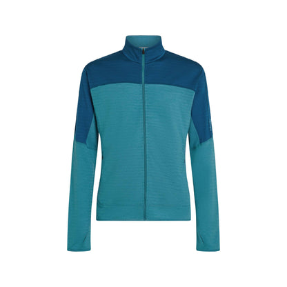 Icebreaker 300 RealFleece Descender Mens LS Zip - Skiis & Biikes