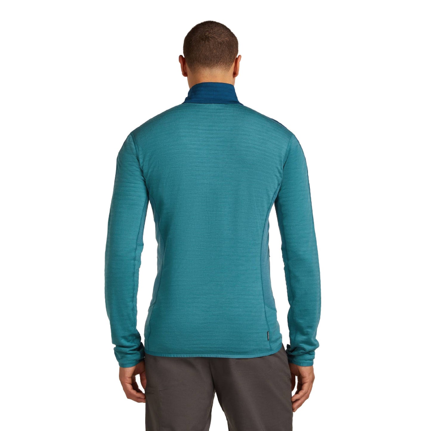 Icebreaker 300 RealFleece Descender Mens LS Zip - Skiis & Biikes