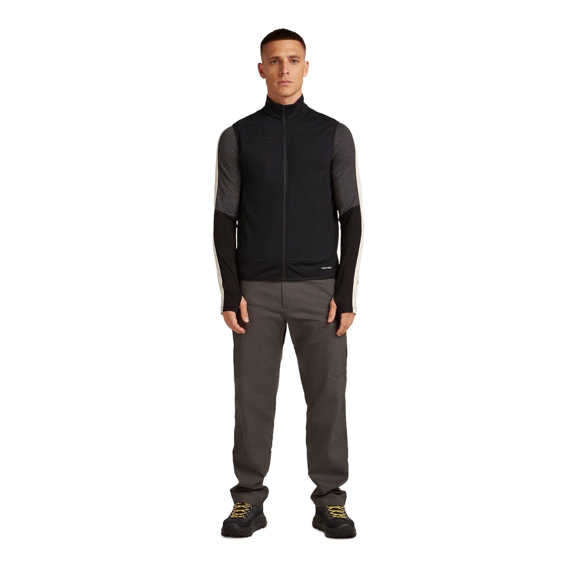 Icebreaker 300 RealFleece Descender Mens Vest - Skiis & Biikes