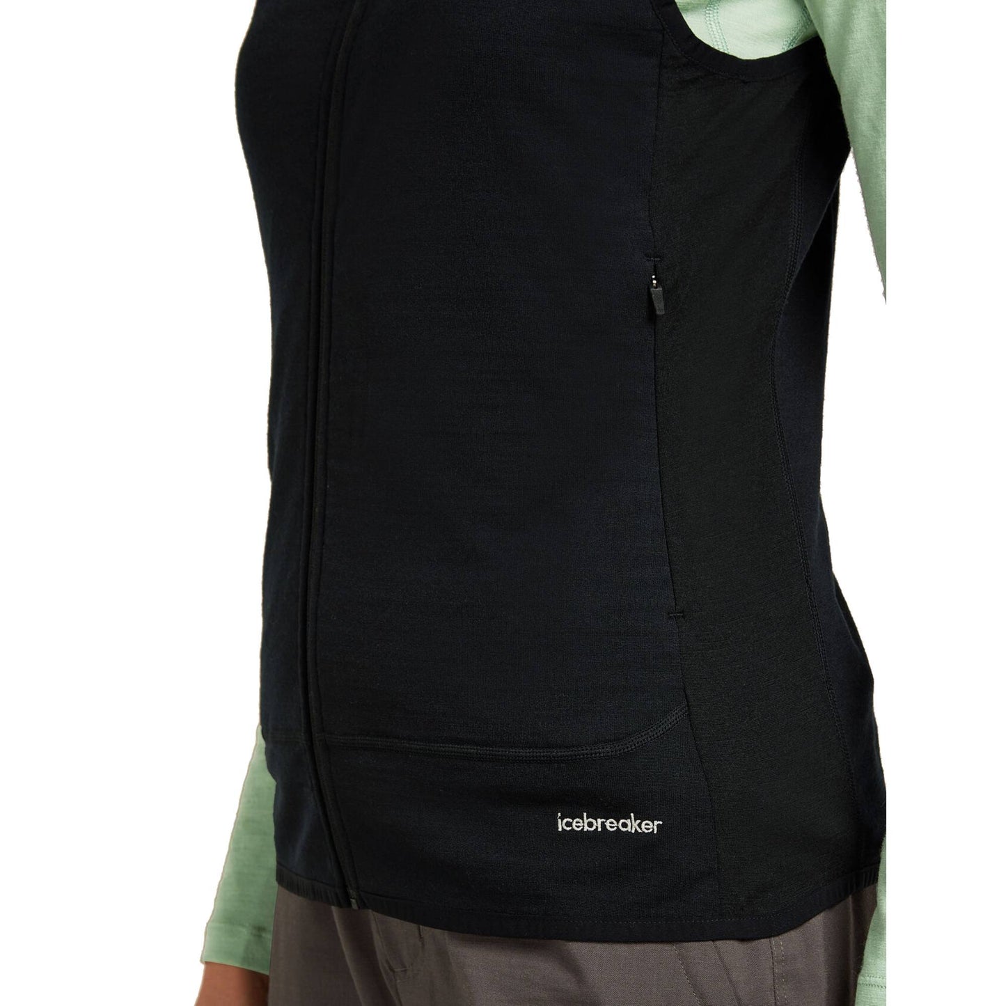 Icebreaker 300 RealFleece Descender Womens Vest - Skiis & Biikes