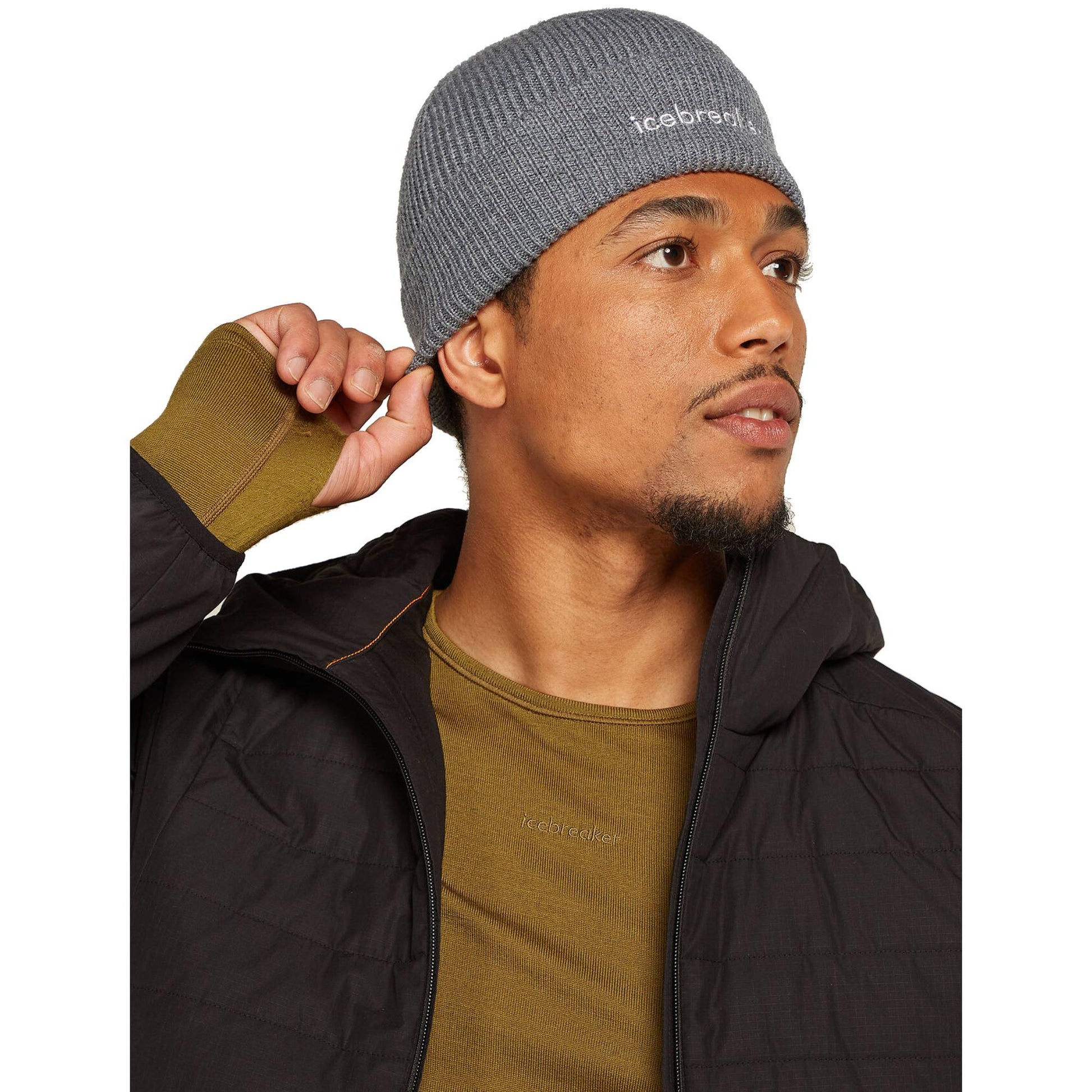 Icebreaker All Day Adult Beanie - Skiis & Biikes