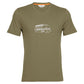 Icebreaker Central Classic Caravan Mens SS Tee - Skiis & Biikes