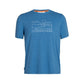 Icebreaker Central Sunset Mens SS Tee - Skiis & Biikes