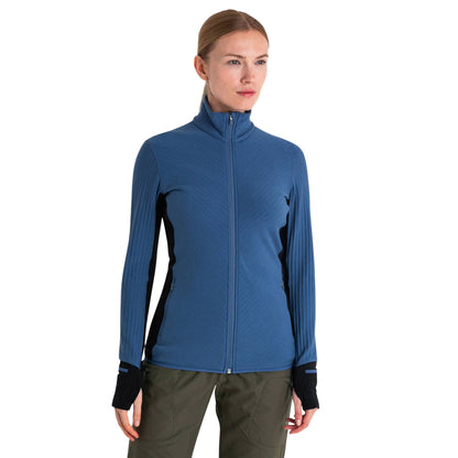 Icebreaker Descender Womens LS Zip - Skiis & Biikes