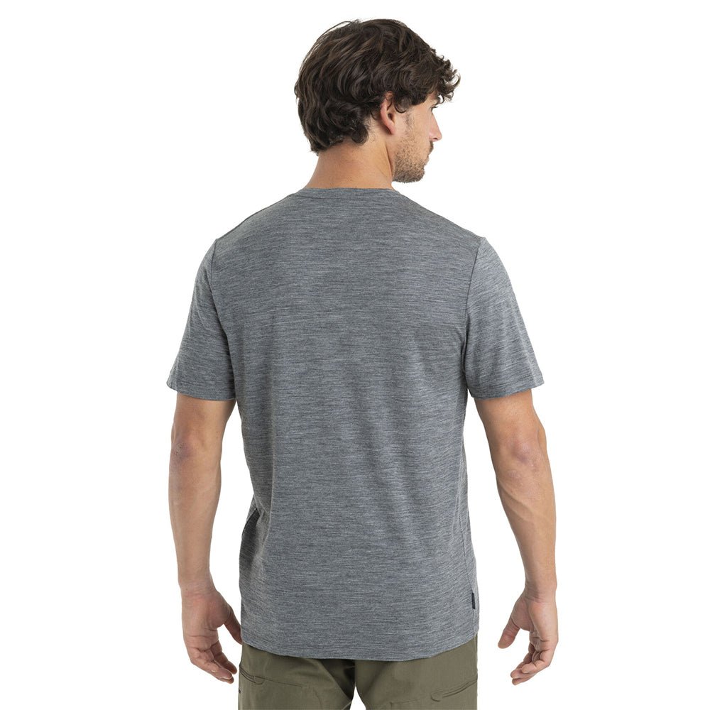 Icebreaker Merino 150 Tech Lite Natural Shades Mens SS Tee - Skiis & Biikes