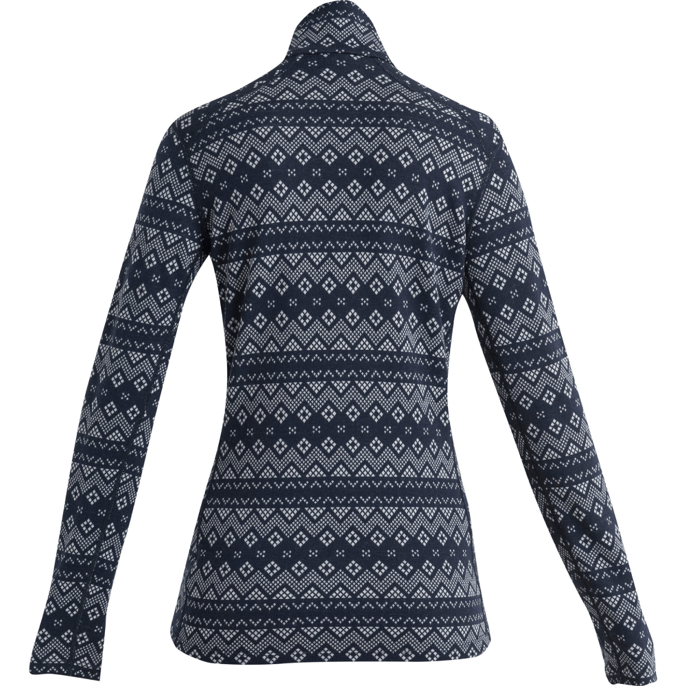 Icebreaker Merino 260 Vertex First Snow Womens LS Half Zip - Skiis & Biikes