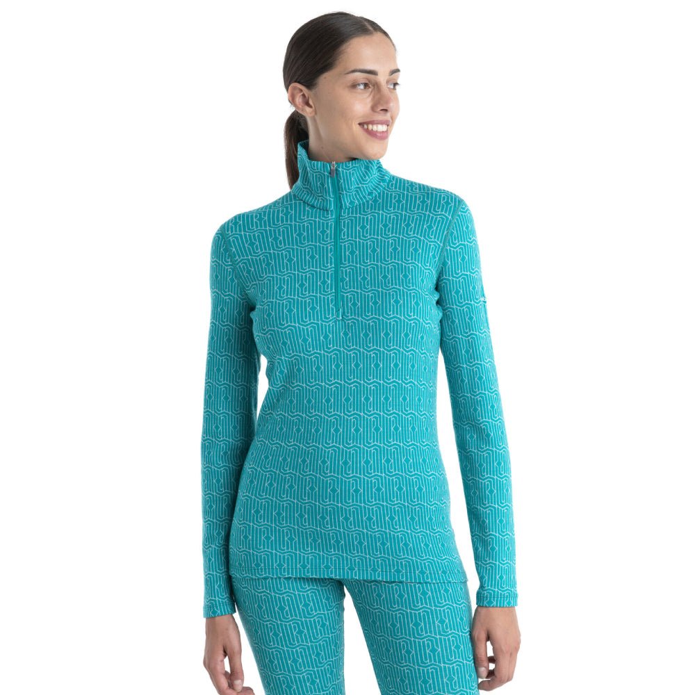 Icebreaker Merino 260 Vertex Herenga Womens Half Zip - Skiis & Biikes