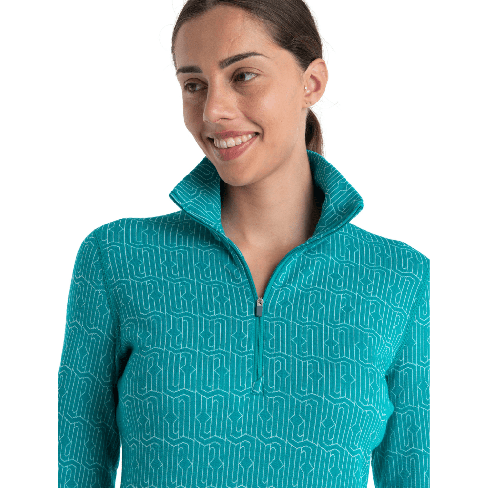 Icebreaker Merino 260 Vertex Herenga Womens Half Zip - Skiis & Biikes