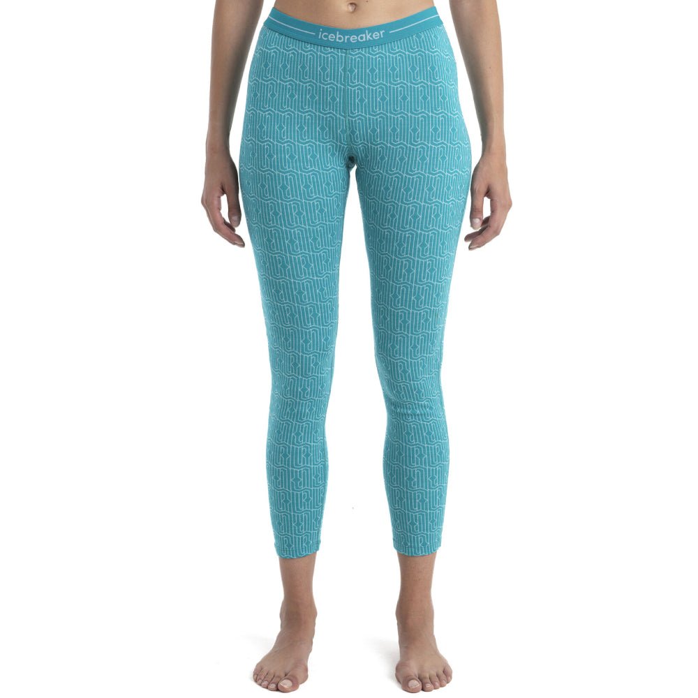 Icebreaker Merino 260 Vertex Herenga Womens Leggings - Skiis & Biikes